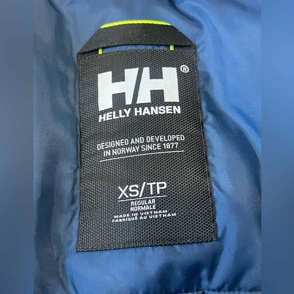 Helly Hansen Essence 600 Down Puffer Jacket Women Size X-Small Blue NEW SKI - Picture 12 of 12